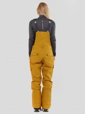 Fundango Sakura Bib Pants női sínadrág barna színben 3