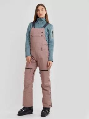 Fundango Sakura Bib Pants női sínadrág rózsaszín színben 1