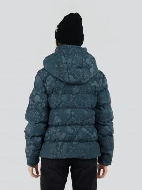 Fundango Amber Padded Jacket női steppelt átmeneti kabát zöld színben 3