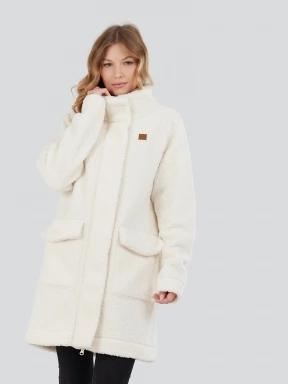 Fundango Elle Fleece Jacket női átmeneti kabát fehér színben 1