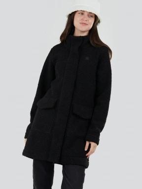 Fundango Elle Fleece Jacket női átmeneti kabát fekete színben 1