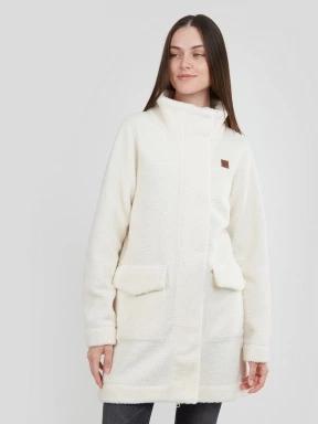 Fundango Elle Fleece Jacket női utcai kabát homok színben 1