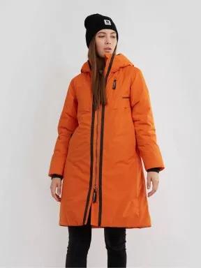 Fundango Carya Parka Jacket női utcai kabát narancssárga színben 1