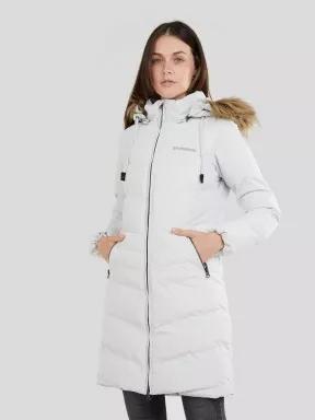 Fundango Puppis Padded Jacket női télikabát szürke színben 1