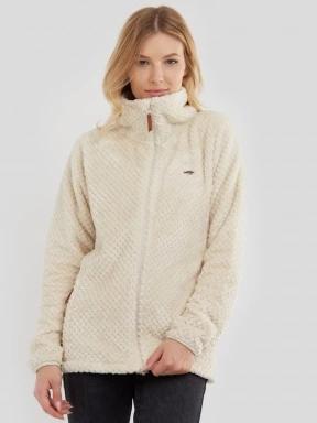 Fundango Shiren Fleece Jacket női polár pulóver homok színben 3
