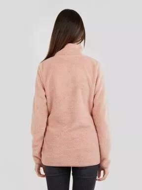 Fundango Vinona Fleece Pullover női pulóver rózsaszín színben 3