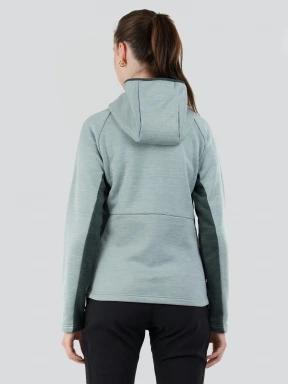 Fundango Alita Fleece Jacket női polár pulóver zöld színben 3