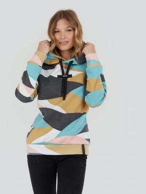 Fundango Challenger Pullover női kapucnis pulóver multikolor színben 1