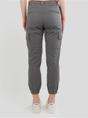 Fundango Alina Cargo Pants női oldalzsebes utcai nadrág zöld színben 3