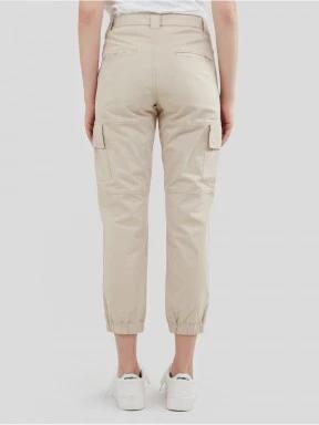 Fundango Alina Cargo Pants női oldalzsebes utcai nadrág homok színben 3