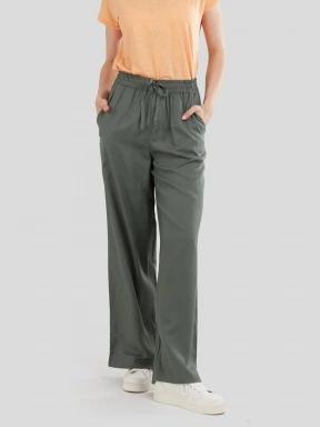 Fundango Poppy Pants női hosszú nadrág oliva színben 1