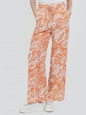 Fundango Poppy Pants női hosszú nadrág narancssárga színben 1