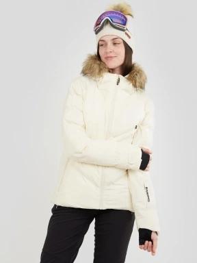 Fundango Elyra Fur Padded Jacket női steppelt síkabát fehér színben 1