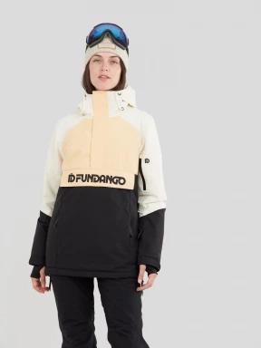 Fundango Birch Logo Anorak női síkabát sárga színben 1