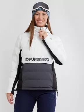 Fundango Everett Padded Anorak női steppelt síkabát fehér színben 1