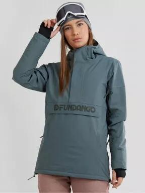 Fundango Birch Logo Anorak női síkabát oliva színben 1