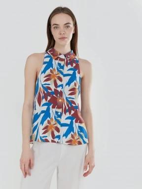 Fundango Myrto Sleeveless Shirt női blúz multikolor színben 1