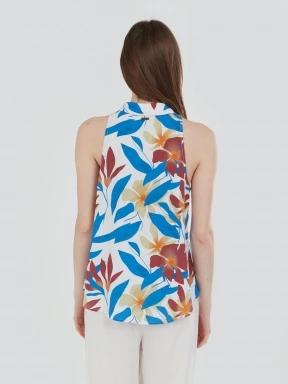Fundango Myrto Sleeveless Shirt női blúz multikolor színben 3
