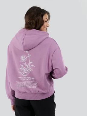 Fundango Lopez Sweatshirt női kapucnis pulóver lila színben 1