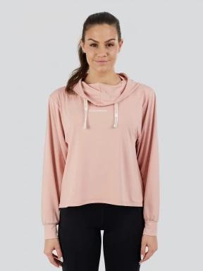 Fundango Helka Sweatshirt női kapucnis pulóver rózsaszín színben 1
