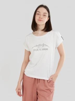 Fundango Atmos T-shirt női rövid ujjú póló fehér színben 1