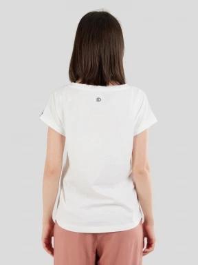 Fundango Atmos T-shirt női rövid ujjú póló fehér színben 3