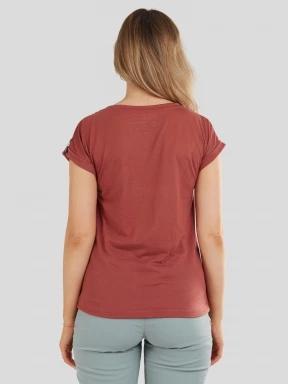 Fundango Atmos T-shirt női rövid ujjú póló piros színben 3