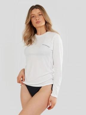 Fundango Loren Rashguard női hosszú ujjú lycra fehér színben 1