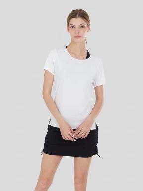 Fundango Hanabi T-shirt női rövid ujjú sport póló fehér színben 1