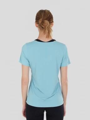 Fundango Hanabi T-shirt női rövid ujjú sport póló világoskék színben 3