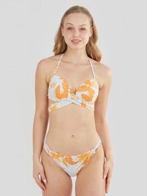 Fundango Lola Twisted Top női bikini felső narancssárga színben 1
