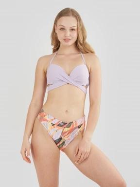 Fundango Lola Twisted Top női bikini felső lila színben 1