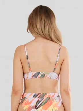 Fundango Sahara V-neck Cami Top női bikini felső lila színben 3