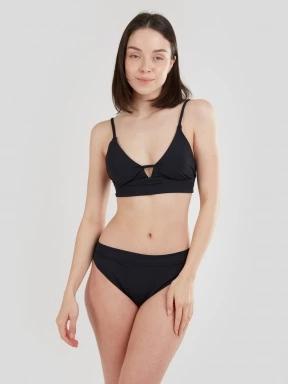 Fundango Sahara V-neck Cami Top női bikini felső fekete színben 1