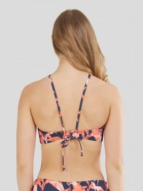Fundango Hogg High Neck Top női bikini felső rózsaszín színben 3