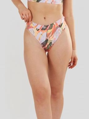 Fundango Sahara Mid Waist Full Bottoms női bikini alsó lila színben 1