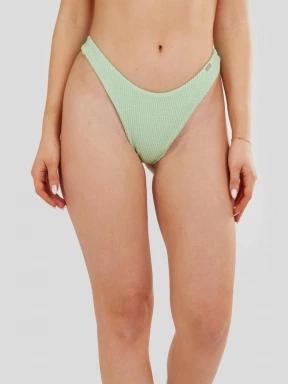 Fundango Sunset Brazilian Jacquard Bottoms női bikini alsó zöld színben 1