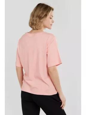 Fundango Nandelit T-shirt női rövid ujjú póló rózsaszín színben 3