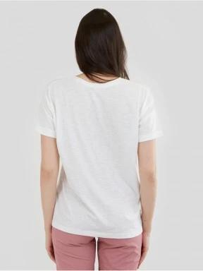 Fundango Nissa T-shirt női rövid ujjú póló fehér színben 3