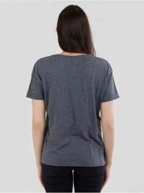 Fundango Nissa T-shirt női rövid ujjú póló szürke színben 3