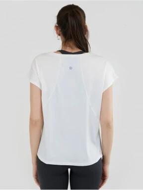 Fundango Hanabi T-shirt női rövid ujjú sport póló fehér színben 3