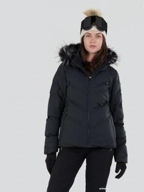 Fundango Elyra Fur Padded Jacket női steppelt síkabát fekete színben 1