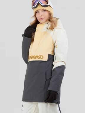 Fundango Birch ECO Logo Anorak női síkabát sárga színben 1