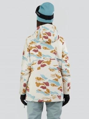 Fundango Birch ECO Logo Anorak női síkabát homok színben 3