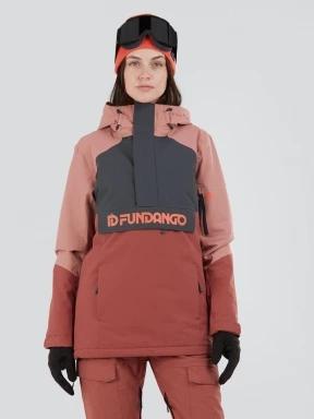 Fundango Birch ECO Logo Anorak női síkabát rózsaszín színben 1