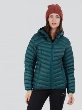 Fundango Rauris Down Jacket W női pehelykabát zöld színben 1