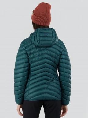 Fundango Rauris Down Jacket W női pehelykabát zöld színben 3