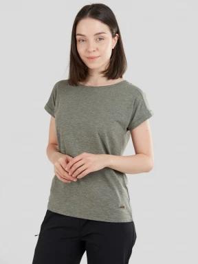 Fundango Amira T-shirt női rövid ujjú póló oliva színben 1