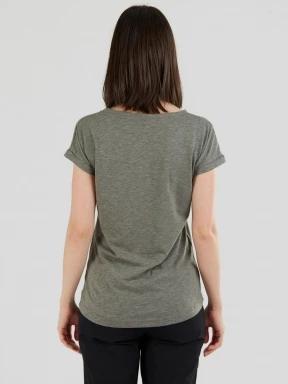 Fundango Amira T-shirt női rövid ujjú póló oliva színben 3