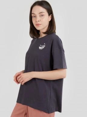 Fundango Nissa T-shirt női rövid ujjú póló fekete színben 1